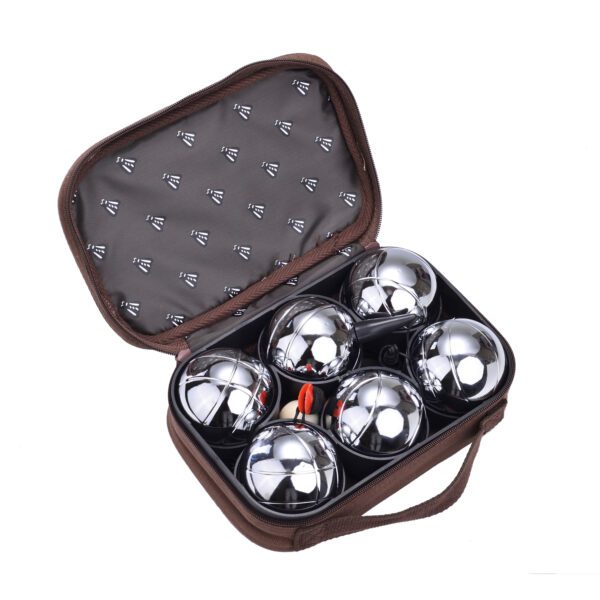 LAGUIOLE - 40268307 - Jeu de 6 boules de pétanque en métal