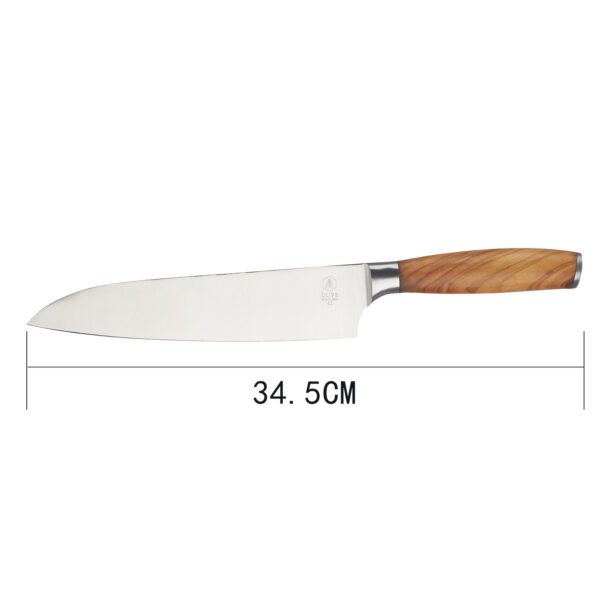 LAGUIOLE - 40268467 - Couteau du Chef - Manche en Bois d'Olivier