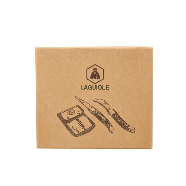 LAGUIOLE - 40268487 - Set de 2 Couteaux Pliants avec Etui pour jardiner