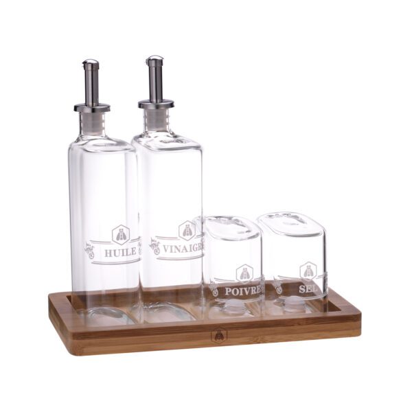 LAGUIOLE - 40268490 - Set à Vinaigrette - 4 pièces - Verre