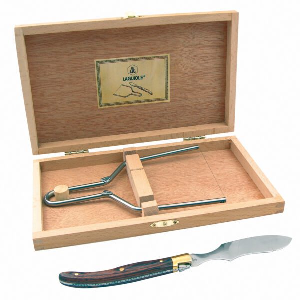 LAGUIOLE - 40268546 - Set à Foie Gras avec Lyre et Couteau en Coffret Cadeau