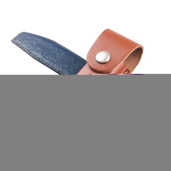 LAGUIOLE - 40268968 - Etui en cuir épais pour couteaux marron