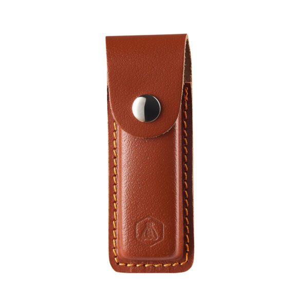 LAGUIOLE - 40268968 - Etui en cuir épais pour couteaux marron