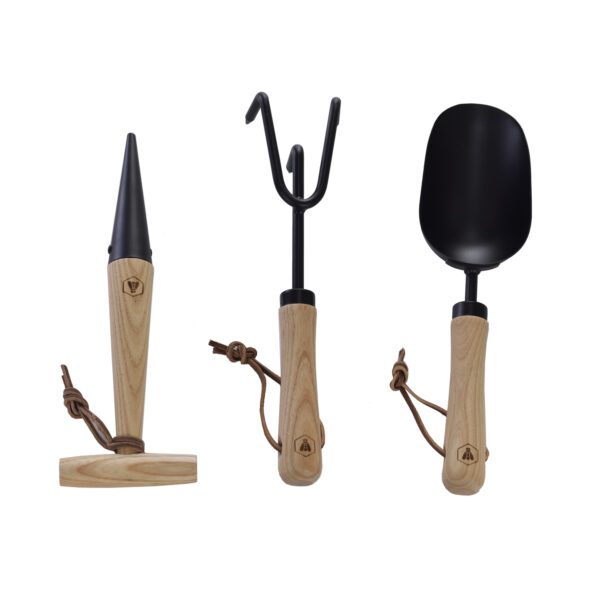 LAGUIOLE - 40269052 - Kit de Jardinage Noir 3 pcs