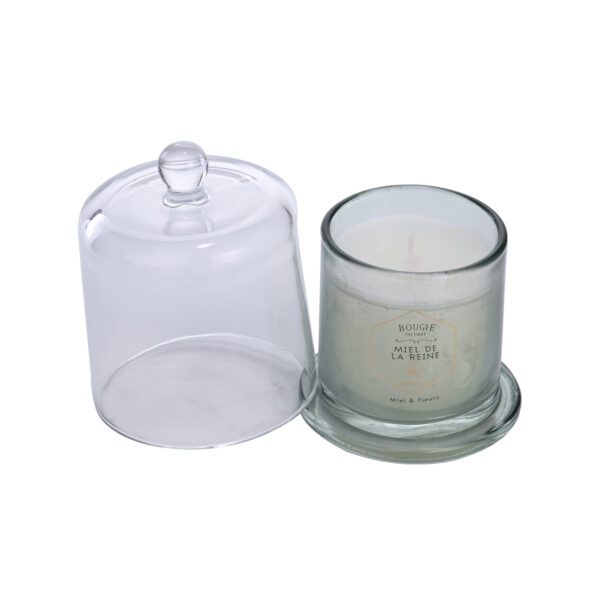 LAGUIOLE - 40269804 - Bougie Parfumée en verre et sa cloche Miel et Fleurs 145 g