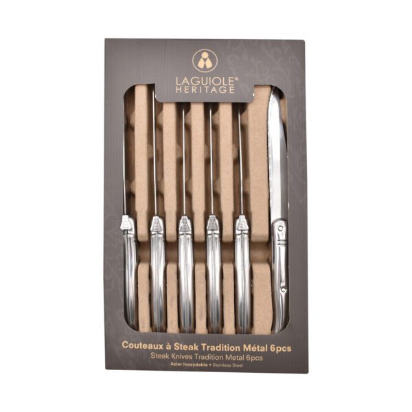 LAGUIOLE HERITAGE - 40271016 - Set de Couteaux en Métal 6pcs