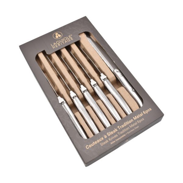 LAGUIOLE HERITAGE - 40271016 - Set de Couteaux en Métal 6pcs