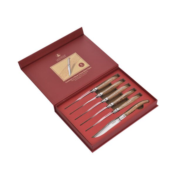 LAGUIOLE HERITAGE - 40273004 - Set de 6 Couteaux à Steak