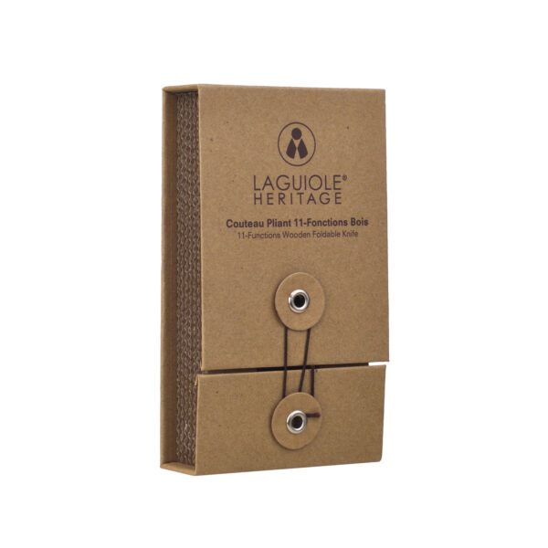 LAGUIOLE HERITAGE - 40273009 - Couteau multifonctions manche en bois de santal Marron foncé 11 fonctions