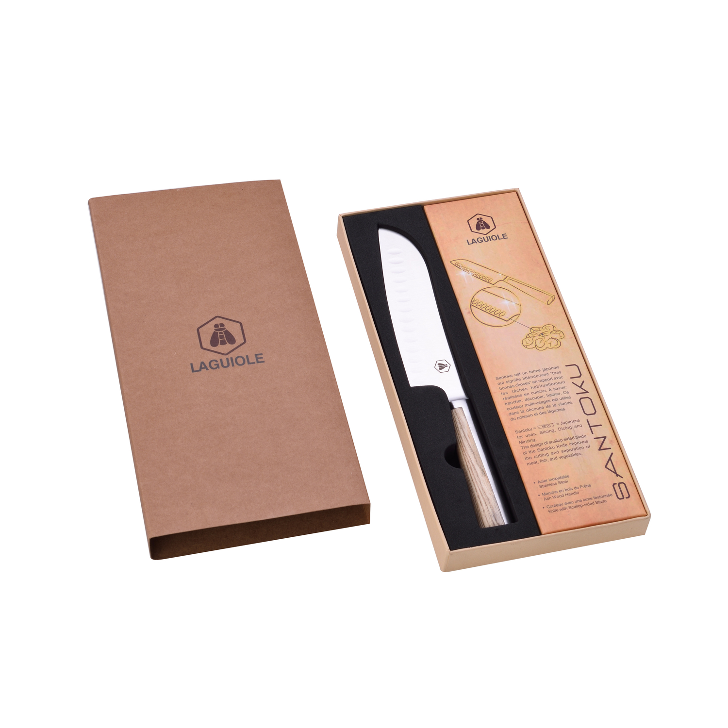 LAGUIOLE - 40268775 - Couteau de chef Santoku