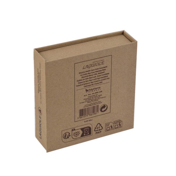 LAGUIOLE - 40269108 - Coffret 4 cubes de glaçons
