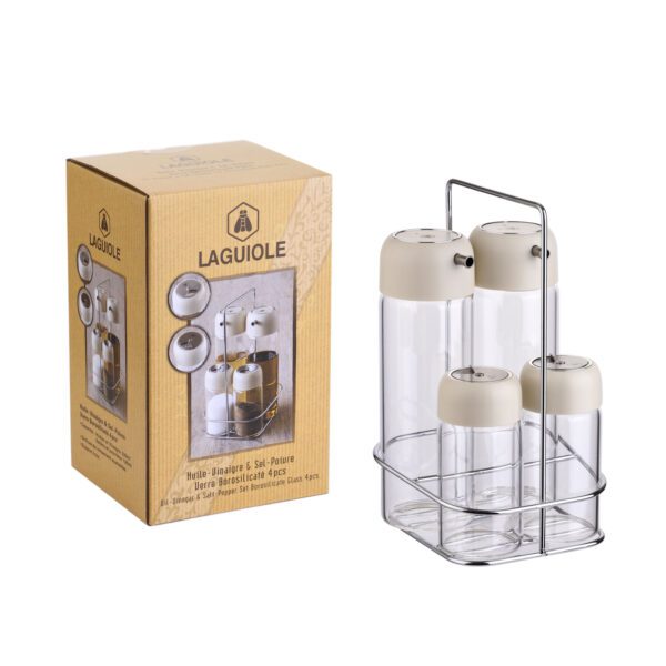 LAGUIOLE - 40269123 - Distributeur d'huiles et sel sur socle