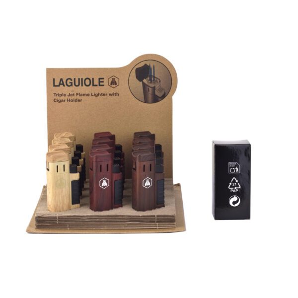 LAGUIOLE - 40202537 - Laguiole - Triple-flame lighter with cigar holder