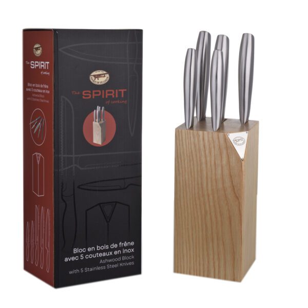 SPIRIT OF ST. LOUIS - 40366000 - Bloc de 5 couteaux de cuisine