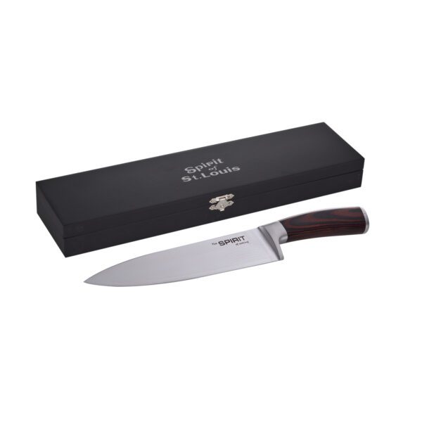 SPIRIT OF ST. LOUIS - 40366002 - Chef's knife in stainless steel and Pakka wood