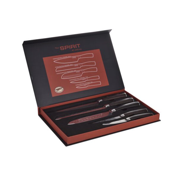 SPIRIT OF ST. LOUIS - 40366003 - Set de 5 Couteaux de Cuisine